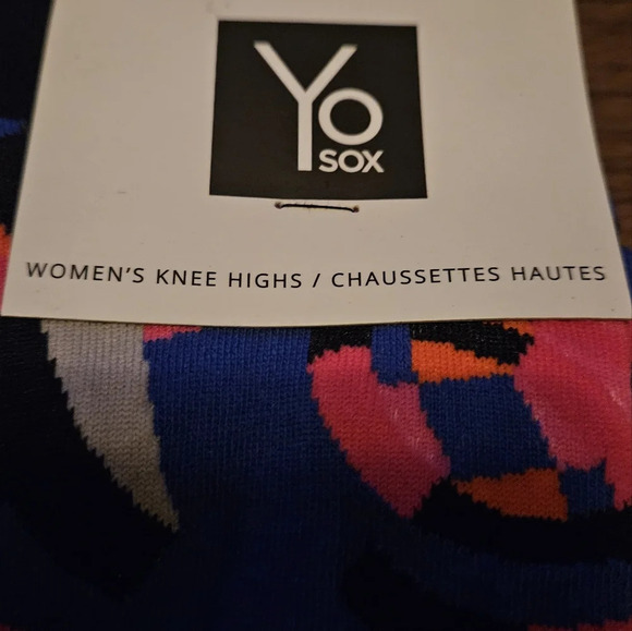 YO SOX Kaledooscope” Women’s Novelty Knee-High Socks. Size 6-10 NWT - Picture 3 of 6